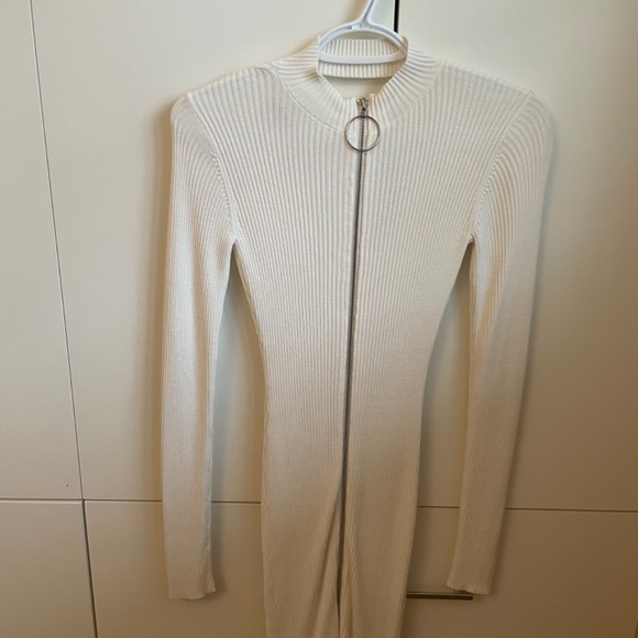 Guess - White Sweater Dress (reversible) XS - Picture 2 of 6